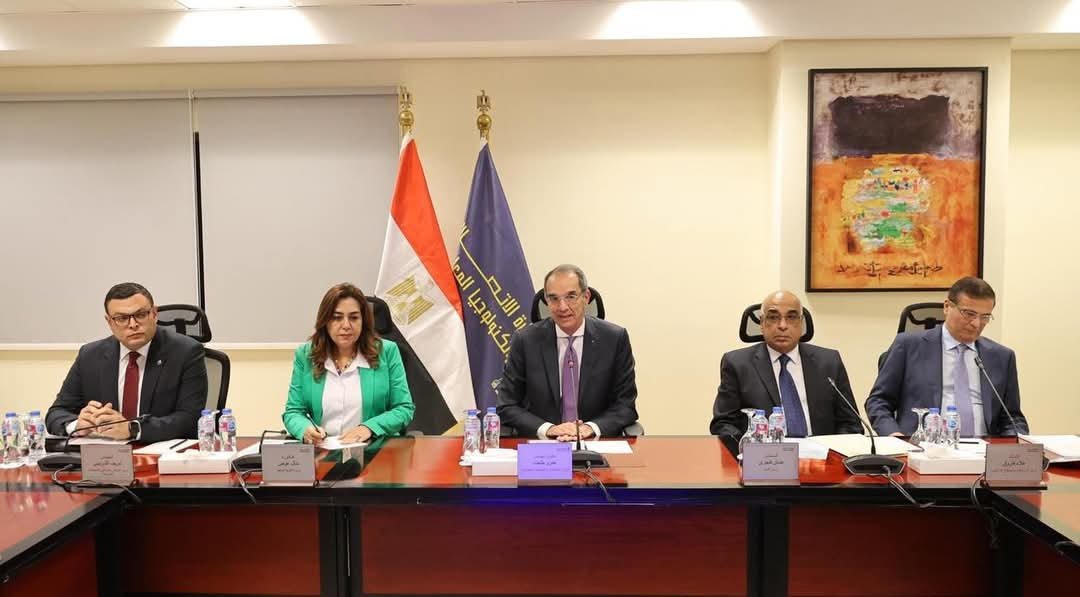 وزراء الاتصالات والتنمية المحلية والعدل والإسكان والزراعة يجتمعون لمتابعة منظومة الرقم القومي العقاري